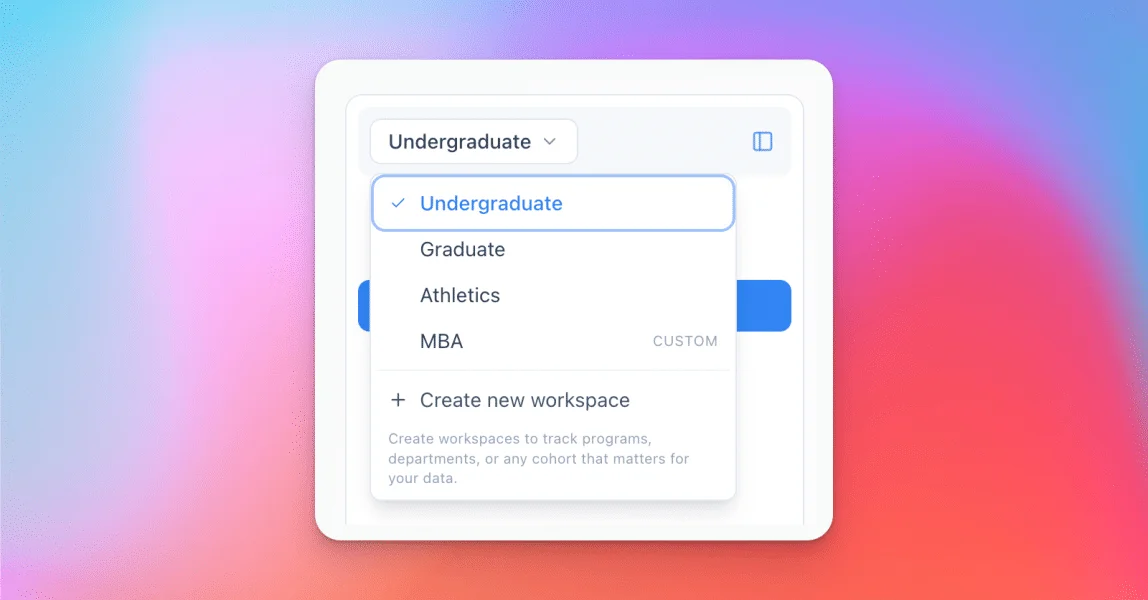Customizable workspaces designed for each team across your entire institution